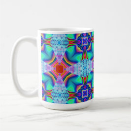 Taza De Café Patrón de Mandala geométrica Kaleidoscópica