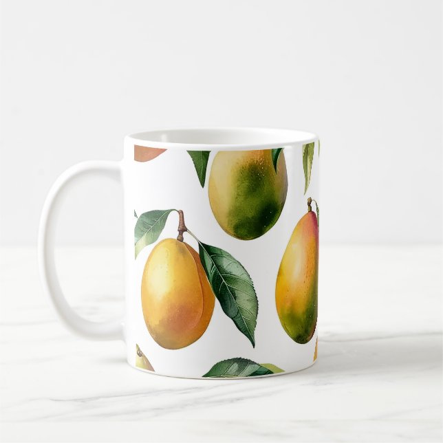 Taza De Café Patrón de mango (Izquierda)