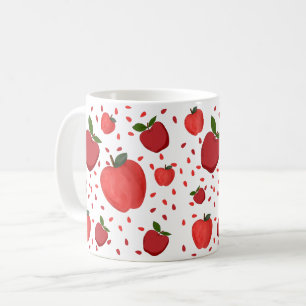 Taza De Café Patrón de manzana corta