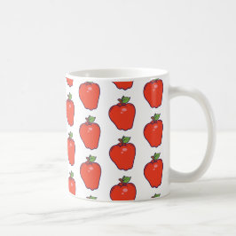 Taza De Café Patrón de manzana corta
