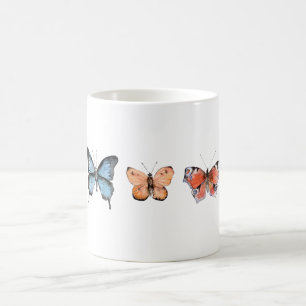 Taza De Café Patrón de mariposa