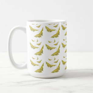 Taza De Café Patrón de mariposa de cola cruda del viejo mundo b