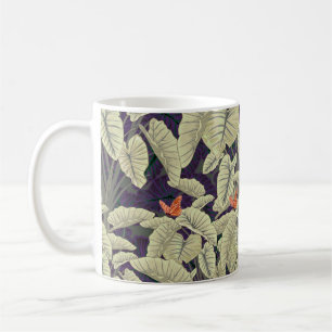 Taza De Café Patrón de mariposa de superficie diseñado arte apl