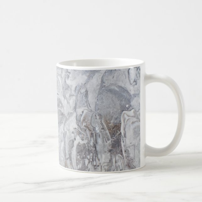 Taza De Café Patrón de mármol (Derecha)