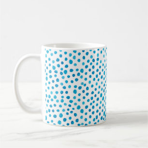 Taza De Café Patrón de moda dibujado a mano con acuarela moder