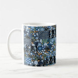 Taza De Café Patrón de mosaico sin inconvenientes de diferentes