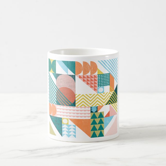 Taza De Café Patrón de mundo con formas (Subido por el creador)