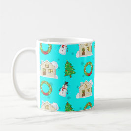 Taza De Café Patrón de Navidad  