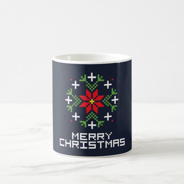 Taza De Café Patrón de navidad 6 (Centro)