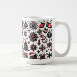 Taza De Café Patrón de navidades