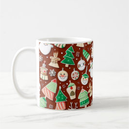 Taza De Café Patrón de navidades 7 - Café Mug
