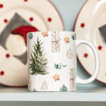 Taza De Café Patrón de Navidades de moda | Acuarela<br><div class="desc">Presentamos nuestra moderna colección de acuarela de Navidades Prepárate para hacer de tu temporada de vacaciones algo más especial con nuestros exclusivos productos de acuarela de Navidades de moda. Ya sea que estés cubriendo las salas,  enviando sentidos saludos o buscando el regalo perfecto,  nuestra colección te ha hecho resonar.</div>