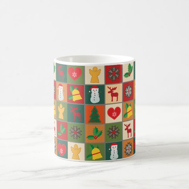 Taza De Café Patrón de Navidades festivos (Centro)