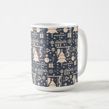 Patrón de Navidades geométricos
