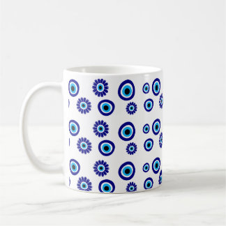Taza De Café Patrón de ojo griego