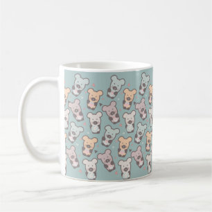 Taza De Café Patrón de Osos y Donuts para Niños