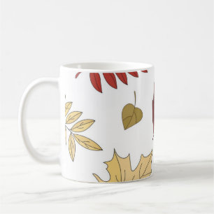 Taza De Café Patrón de otoño
