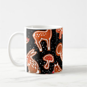 Taza De Café Patrón de pan de jengibre acuático sin soldadura