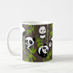 Taza De Café Patrón de panda chino