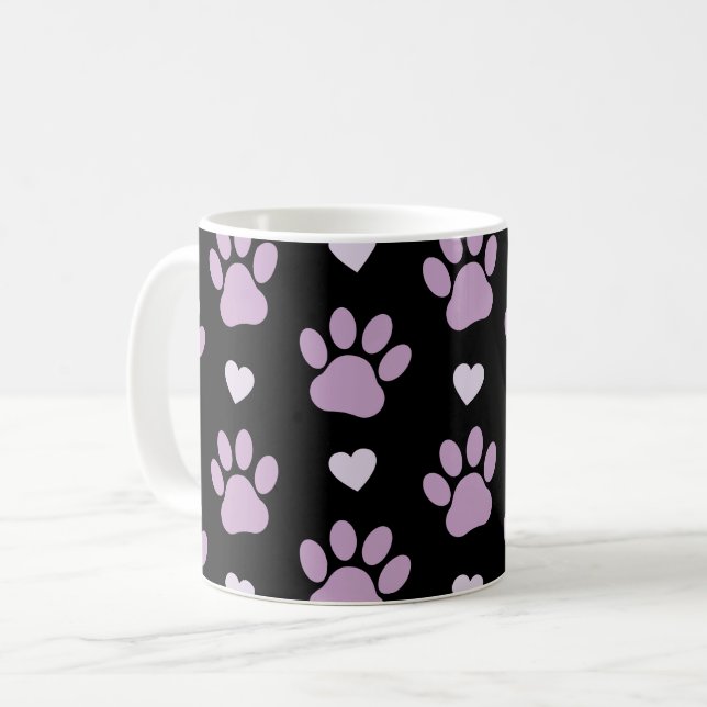Taza De Café Patrón De Pasta, Pasta De Perro, Tuercas De Lino,  (Anverso izquierdo)