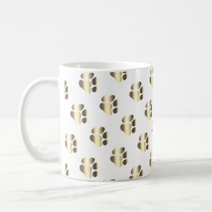 Taza De Café Patrón de patas doradas perro inspirado