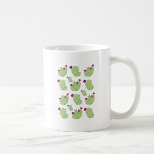 Taza De Café Patrón de Pear Puro Ácido Amor De Cactus De La Pla