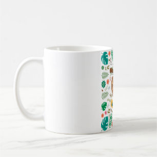 Taza De Café Patrón de perezoso lindo, toma las cosas despacio