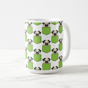 Taza De Café Patrón de perro del Mascota de bolsillo