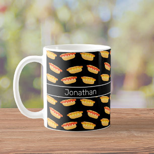 Taza De Café Patrón de perros calientes