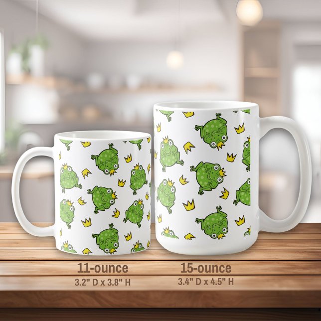 Taza De Café Patrón de Personalizado de ranas (Subido por el creador)