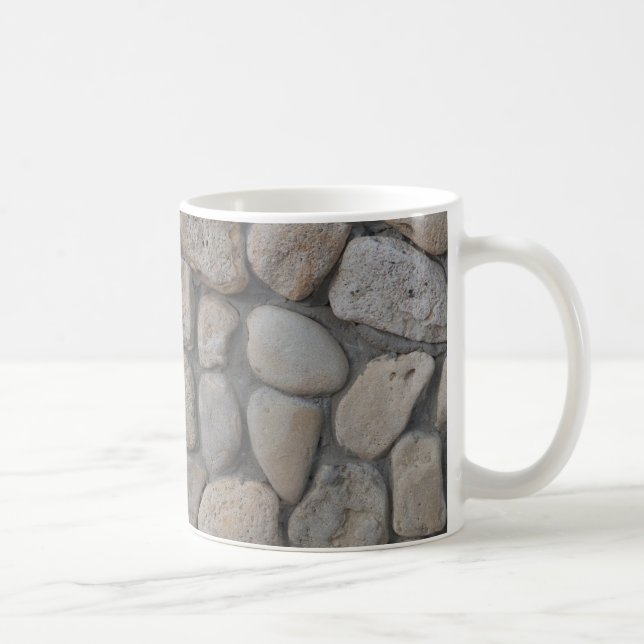 Taza De Café Patrón de piedra (Derecha)