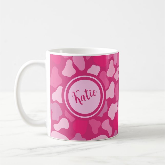 Taza De Café Patrón de Piedra Rosa- (Izquierda)
