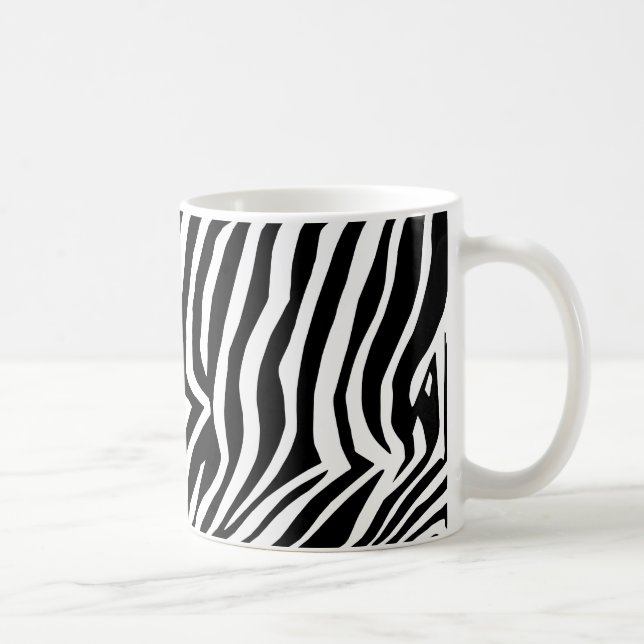 Taza De Café Patrón de piel de cebra (Derecha)