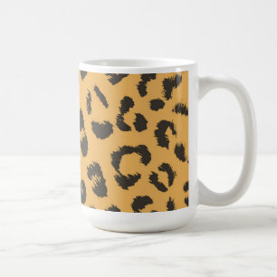 Taza De Café Patrón de piel de leopardo