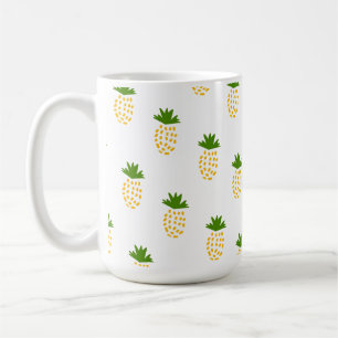 Taza De Café patrón de piña de frutas