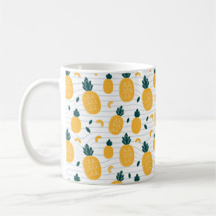 Taza De Café Patrón de piñas sin soldadura