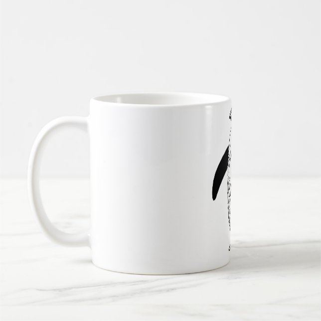 Taza De Café patrón de pingüino (Izquierda)