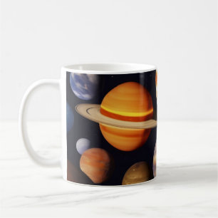 Taza De Café Patrón de planetas