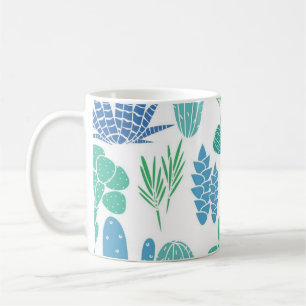 Taza De Café Patrón de planta