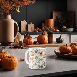 Taza De Café Patrón de plegado de otoño