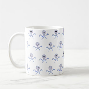 Taza De Café Patrón de Pulpo Adorable
