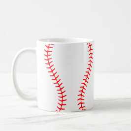 Taza De Café Patrón de puntas de béisbol