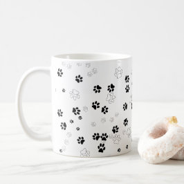Taza De Café Patrón de puntas de perro/gato