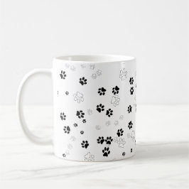 Taza De Café Patrón de puntas de perro/gato