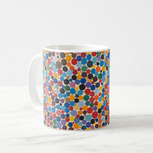 Taza De Café Patrón de puntos coloridos