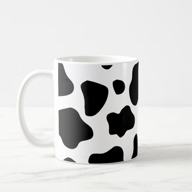 Taza De Café Patrón de puntos vacíos Impresión animal (Izquierda)