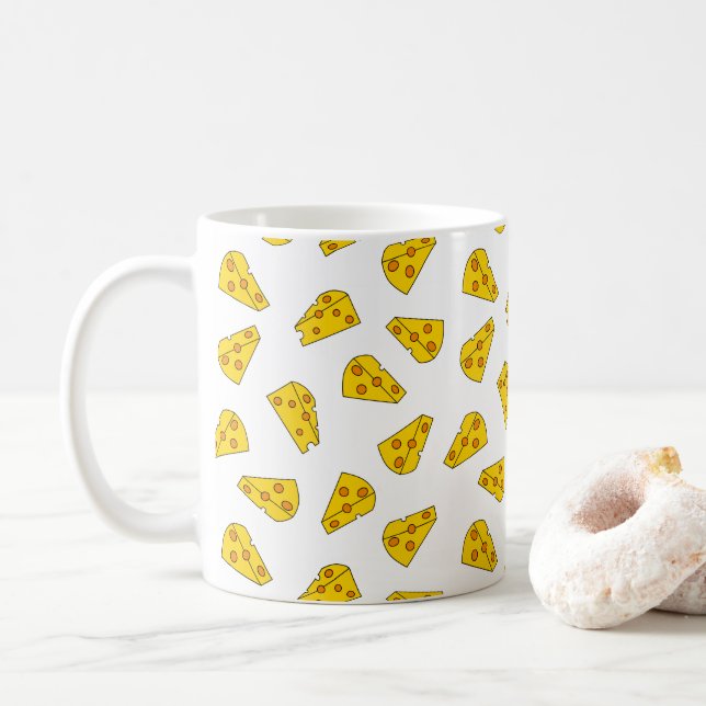 Taza De Café Patrón de queso curado (Con donut)
