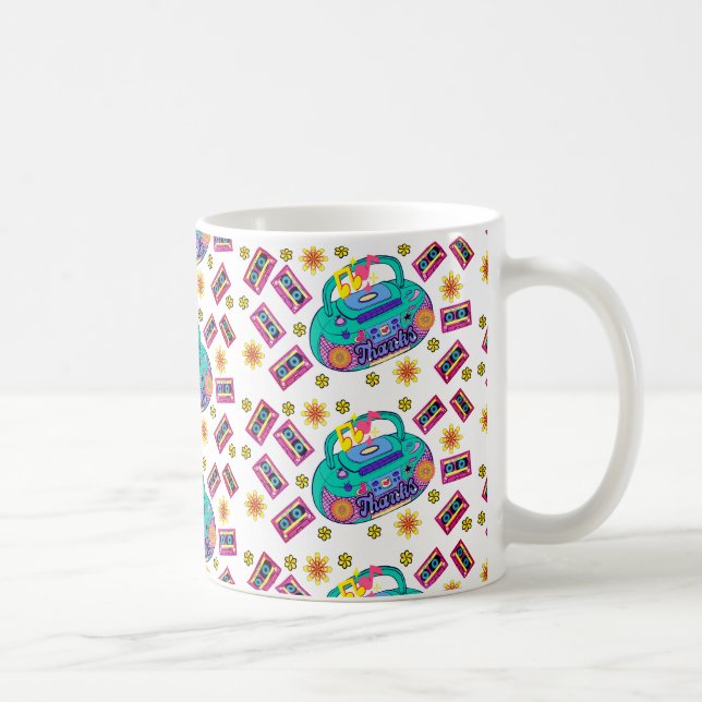 Taza De Café patrón de radio (Derecha)