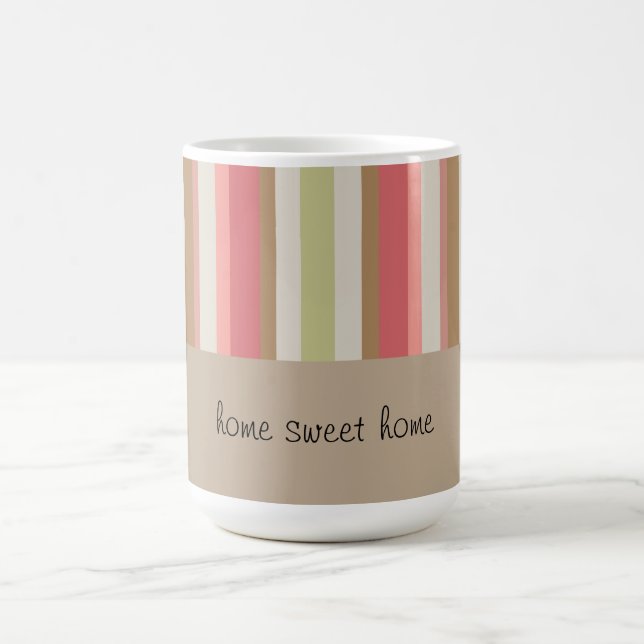 Taza De Café Patrón de rayas de paprika (Centro)