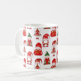 Taza De Café Patrón de regalo de gnomo de Navidad y bolsa